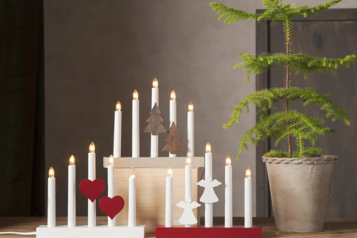 ACCESSORIZE Ljusmanschett 2-pack Gran