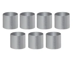 ACCESSORIZE Ljusmanschett 7-pack 2,2cm Silver
