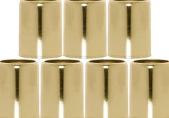 ACCESSORIZE Ljusmanschett 7-pack Mässinghylsa