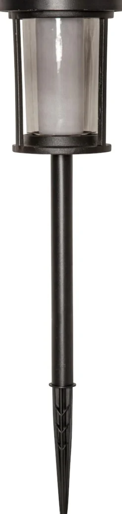 ALIPPA Solcells-pollare 44cm Svart