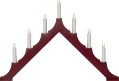 ALMA Ljusstake 40CM Röd