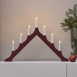 ALMA Ljusstake 40CM Röd