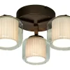 AMSTERDAM Plafond 46cm Brun/Vit