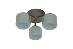 AMSTERDAM Plafond 46cm Brun/Vit