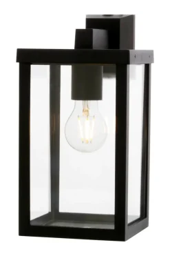 ARENDAL Vägglampa Ute 30,5cm Svart/Klar IP44
