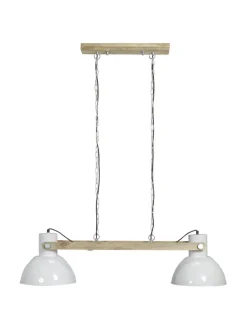 ASHBY Double Takpendel 110cm Trä/Vit