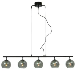 ATOM Taklampa 5:a Rak 114cm Svart/Rökgrå
