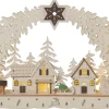 BAMBERG Ljusstake Batteri 10L 27,5cm Natur