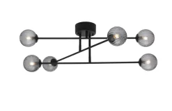 BATON-RIB Plafond 74cm Svart/Rökfärgad