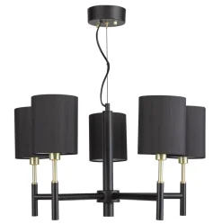 BERLIN Taklampa 62cm Svart