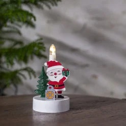 BILLY Ljusstake Tomte 14cm Flerfärgad