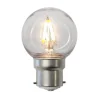 B22 Klot PC Cover 1.4W 2700K 120lm Klar LED-Lampa