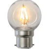 B22 Klot PC Cover 1W 2200K 70lm LED-Lampa