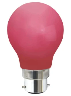 B22 Klot 0.9W Röd LED-Lampa