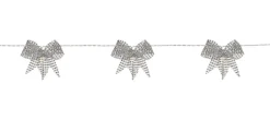 BOWIE Ljusslinga Batteri 2,25m 10LED Varmvit/Silver