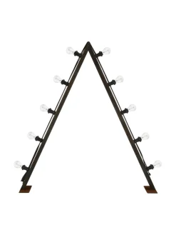 BRIGHT Ljusstake Utomhus 10L 120cm Corténstål/Klar