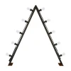 BRIGHT Ljusstake Utomhus 10L 120cm Corténstål/Opal