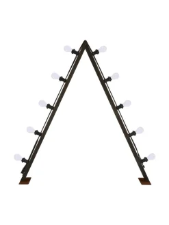 BRIGHT Ljusstake Utomhus 10L 120cm Corténstål/Opal
