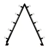 BRIGHT Ljusstake Utomhus 10L 120cm Svart/Klar