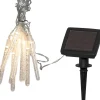 BUBBLY LIGHT-CHAIN Solcells-ljusslinga 180cm 10LED Varmvit/Klar