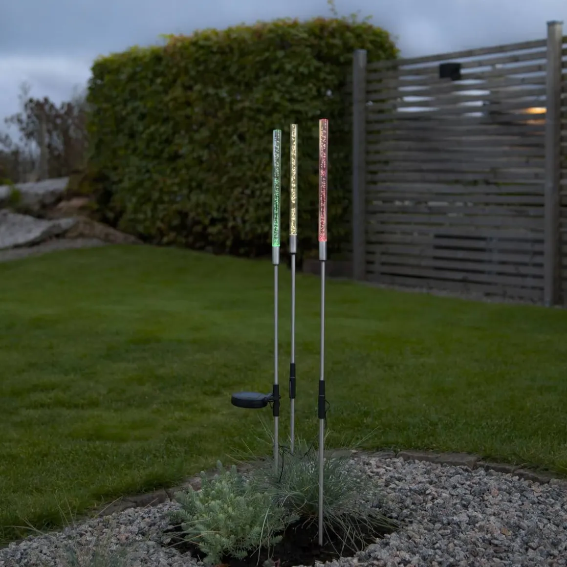 BUBBLY Solcellsdekoration 1,6m Flerfärgad/Klar