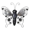 BUTTERFLY Solcellsdekoration 34cm Svart IP44