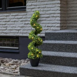 BUXBOM Dekorationsträd Batteri 90cm Grön IP44