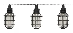 CAGE Solcells-ljusslinga 8L 2,1m Svart