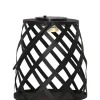 CALABRIA Solcellslykta 20cm Svart