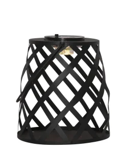 CALABRIA Solcellslykta 20cm Svart