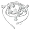 CONNECTA E27 Ljusslinga Extra 7,35m IP44 Vit