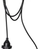 CORD SET Solcells sladdställ E27 200cm Svart IP44