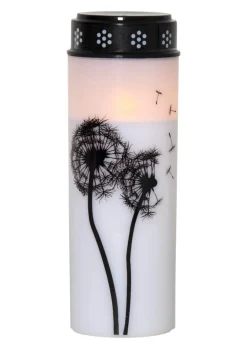 DANDELION LED-Gravljus 21cm Vit