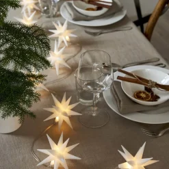 DECEMBER Ljusslinga Batteri 2,1m 8LED Varmvit/Vit