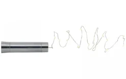 DEW DROP Ljusslinga 15L 75cm Silver Varmvit