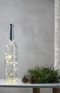 DEW DROP Ljusslinga 15L 75cm Silver Varmvit