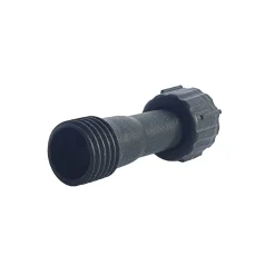 DIN 12V Adapter 2 x Rund hona till Rund+Platt hane