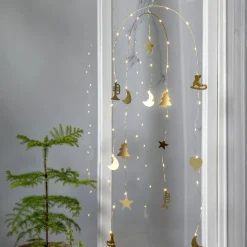DREAM Hängande dekoration Batteri 90cm Guld