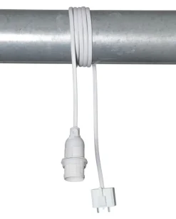 E14 BASIC DCL Sladdställ 6cm Vit