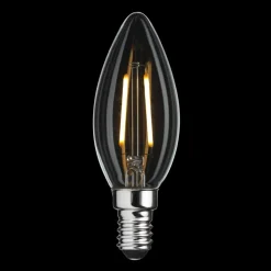 E14 CLASSIC Kronljus Klar 0,8W 2700K 80lm LED-Lampa