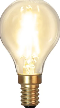 E14 Klot SoftGlow 1.5W 2100K 120lm Klar LED-Lampa