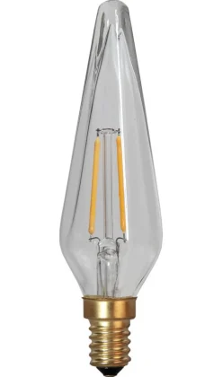 E14 Kronljus Dekoration 0.3W 2100K 30lm Klar LED-Lampa