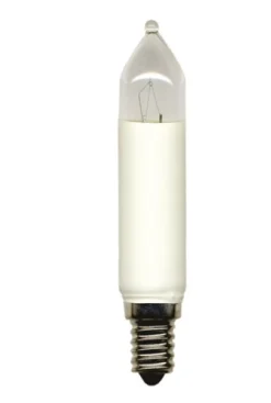 E14 Reservlampa 2-pack 16V 10,7cm Klar/Vit