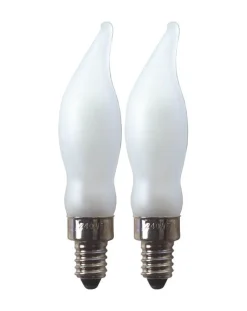 E10 Reservlampa 2-Pack 230V LED Frostad