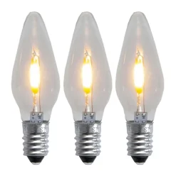 E10 Reservlampa Universal LED 3-Pack 23-55V AC/DC Klar