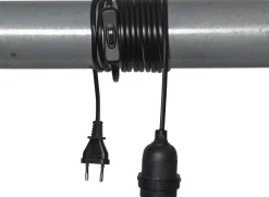 E27 Sladdställ Basic 3,5m Svart