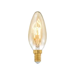E14 3-Stegs Dimbar Kronljus 3/2,2/0,8W 150lm 1800K Amber