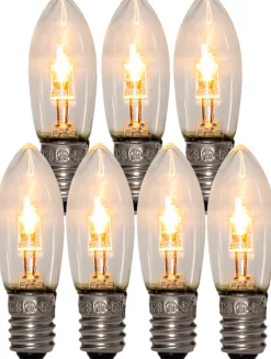 E10 Universal LED Reservlampa 7-pack 10-55V Transparent