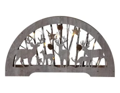 FAUNA Bordsdekoration Lazercut 25cm 10LED Natur