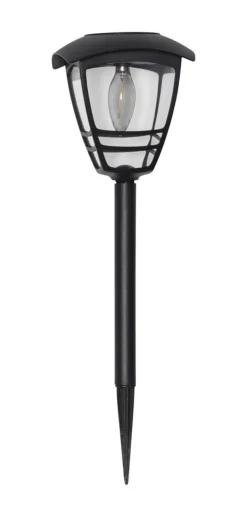 FELIX Solcells-pollare 45cm Svart IP44